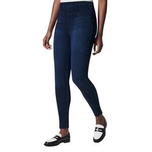 SPANX Jean-ish Ankle Leggings Medium/Dark Wash Denim Size Medium